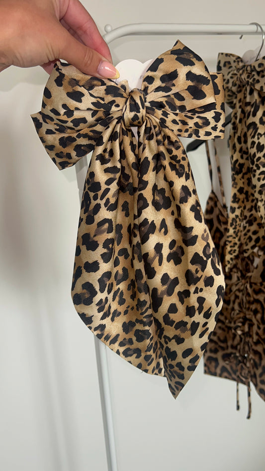 Leopard Print Bows